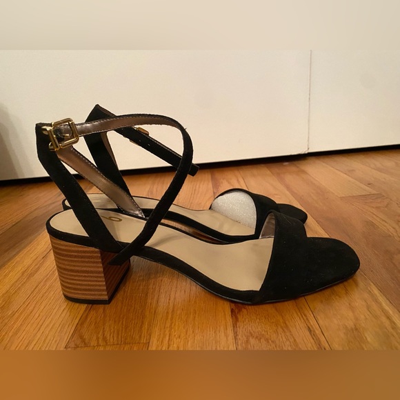 Mix No. 6 Black heels with straps - Picture 3 of 8